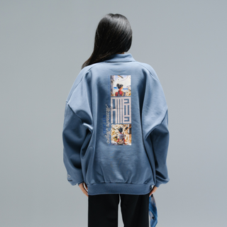 FASHION POLO LONGSLEEVE BLUE MIRAGE (Woman)