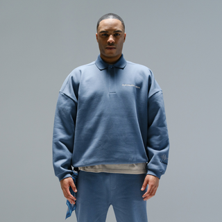 FASHION POLO LONGSLEEVE BLUE MIRAGE