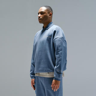 FASHION POLO LONGSLEEVE BLUE MIRAGE