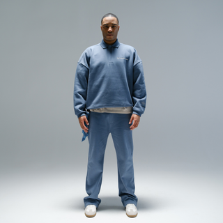 FASHION POLO LONGSLEEVE BLUE MIRAGE