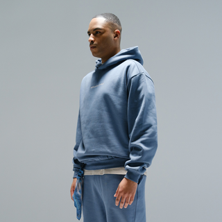 ESSENTIALS HOODIE BLUE MIRAGE