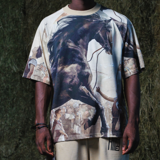 FASHION T-SHIRT MULTICOLOR-AOP-PRINT