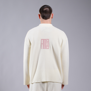 FASHION CROCHET POLO LONG SLEEVE