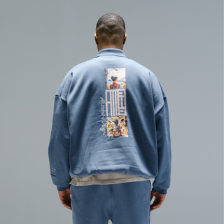 FASHION POLO LONGSLEEVE BLUE MIRAGE