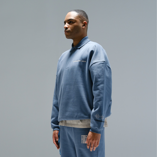 FASHION POLO LONGSLEEVE BLUE MIRAGE
