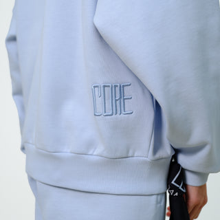 CORE 2.0 HOODIE LIGHT BLUE (WOMAN)